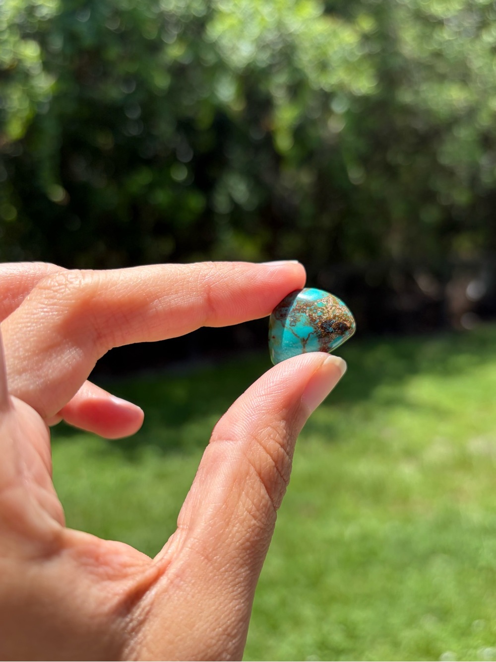 Bisbee Turquoise Cabochon 15 Carats